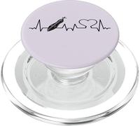 Dulcimeriste Dulcimer-Joueur Musicien Cardiogram Dulcimer PopSockets PopGrip pour MagSafe