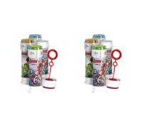 DULCOP - Bulles Avengers - Bulles de Savon - 60 ML - 047578 - Multicolore - Plastique - Licence Officiel - Jouet Enfant - Jeu de Plein air - À Partir de 3 Ans (Lot de 2)