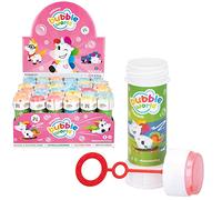 DULCOP - Pack de 36 Bulles Licorne - Bulles de Savon - 60 ML - 047815PA - Multicolore - Plastique - Licence Officiel - Jouet Enfant - Jeu de Plein air - À Partir de 3 Ans