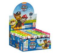 DULCOP - Pack de 36 Bulles Paw Patrol/Pat Patrouille - Bulles de Savon - 60 ML - 047709PA - Blanc - Plastique - Licence Officiel - Jouet Enfant - Jeu de Plein air - À Partir de 3 Ans