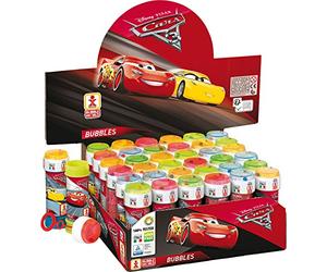 Dulcop - Party Pack 36 Tubes de Bulles de Savon Modèle Cars 3 60 ML