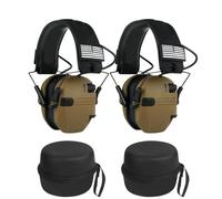 DulElectronic Shooting Earmuff,Anti-bruit,Sauna,Téléphone,Amplification du son,Protection auditive,Casque pliable,2 pièces - Type Yellow With box 2PCS