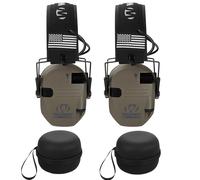 DulElectronic Shooting Earmuff,Anti-bruit,Sauna,Téléphone,Amplification du son,Protection auditive,Casque pliable,2 pièces - Type Grey With box 2PCS