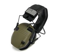 DulElectronic Shooting Earmuff,Anti-bruit,Sauna,Téléphone,Amplification du son,Protection auditive,Casque pliable,Vente chaude - Type Green headset