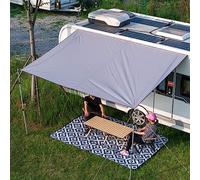 Dulepax Auvent de Caravane Store Banne Camping Car 3000mm Etanche, Résistant aux UV pour Auvent Voiture SUV/Fourgon/Bus 4 m x 2,45 m