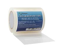 Dulepax Ruban de Réparation de Tente Ruban Adhésif Transparent Pour Auvent,Bâche Camion Transparente et Voile Scotch Etanche Eau 7,4 cm x 9,15 m