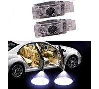 Duleutgnu Lot de 2 éclairages LED pour portière de voiture 3D ultra lumineux compatible avec Mercedes Benz W203 CLK
