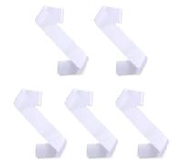 DULFAX 5 Pièces Ceinture Vierge, Blanc, 160 cm, Unisex, Formal, Elegant, Customizable, Ceinture de Mariage de Fête D'anniversaire à Thème