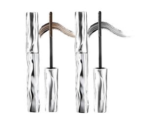 Dulhantocosh Mascara Waterproof Noir-Volume&Length Without Clumping for Dramatic Moments, Tubular Curling Natural And Non-Smudged, Define, Lift, Lock for Daily Makeup (Black+Brown)