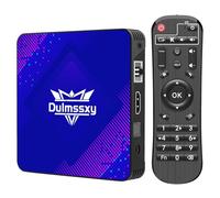 Dulmssxy Android TV Box, Android 13.0 4Go RAM 64Go ROM RK3528 Quad-Core 64bit Cortex-A53 Mali 450 MP2 GPU Prise en Charge 8K 3D 1080P 2.4/5.0GHz WiFi BT5.0 10 / 100m Ethernet DLNA H.265 USB 3.0