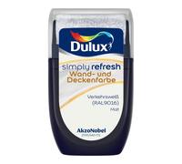 Dulux Simply Refresh Peinture murale et plafond Blanc trafic RAL9016 Testeur 30 ml