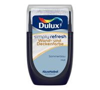 Dulux Simply Refresh Peinture murale et plafond - Bleu été - Testeur 30 ml - Peinture d'intérieur rafraîchissante et durable pour une belle maison