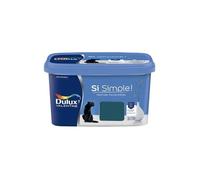 Dulux Valentine Peinture Si Simple Peinture Intérieure Toutes Pièces - Peinture Mur et Plafond, Porte et Plinthe - Couleur : Le Bleu Canard Satin - 2,5 L