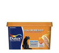 Dulux Valentine Color Resist Pièces à Vivre - Peinture Intérieure Murs, Plafonds, Boiseries - Lessivable et Résistante - Couleur : Gris Parfait - 2,5 L - 5351566