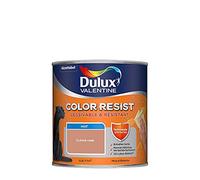 Dulux Valentine Color Resist Pièces à Vivre - Peinture Intérieure Murs, Plafonds, Boiseries - Lessivable et Résistante - Couleur : Cuivre Rose - 0,5 L