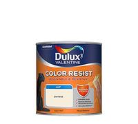 Dulux Valentine Color Resist Pièces à Vivre - Peinture Intérieure Murs, Plafonds, Boiseries - Lessivable et Résistante - Couleur : Dentelle - 0,5 L