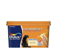 Dulux Valentine Color Resist Pièces à Vivre - Peinture Intérieure Murs, Plafonds, Boiseries - Lessivable et Résistante - Couleur : Jaune Citron - 2,5 L - 5351569