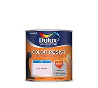 Dulux Valentine Color Resist Pièces à Vivre - Peinture Intérieure Murs, Plafonds, Boiseries - Lessivable et Résistante - Couleur : Rose Paradis - 0,5 L