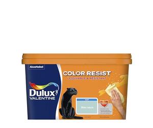 Dulux Valentine Color Resist Pièces à Vivre - Peinture Intérieure Murs, Plafonds, Boiseries - Lessivable et Résistante - Couleur : Bleu Aqua- 2,5 L - 5351559