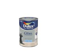 Dulux Valentine Crème de Couleur - Peinture multi-supports intérieure - Mat Gris Alpaga 1,25 L