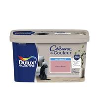 Dulux Valentine Crème de Couleur - Peinture multi-supports intérieure - Mat Vieux Rose 2,5 L