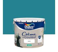 Dulux Valentine Crème de Couleur - Peinture multi-supports intérieure - Satin Acapulco 10 L