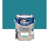 Dulux Valentine Crème de Couleur - Peinture multi-supports intérieure - Satin Acapulco 5 L