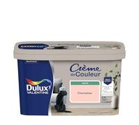 Dulux Valentine Crème de Couleur - Peinture multi-supports intérieure - Satin Chamallow 2,5 L