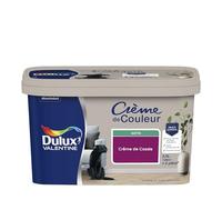 Dulux Valentine Crème de Couleur - Peinture multi-supports intérieure - Satin Crème de Cassis 2,5 L