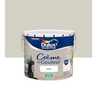 Dulux Valentine Crème de Couleur - Peinture multi-supports intérieure - Satin Galet 10 L