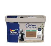 Peinture décoration crème couleur marron havane satin 2.5l DULUX VALENTINE