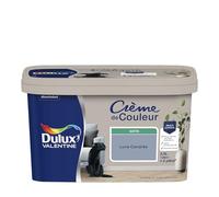 Dulux Valentine Crème de Couleur - Peinture multi-supports intérieure - Satin Lune Cendrée 2,5 L