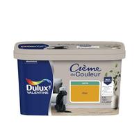 Dulux Valentine Crème de Couleur - Peinture multi-supports intérieure - Satin Miel 2,5 L