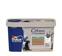 Dulux Valentine Crème de Couleur - Peinture multi-supports intérieure - Satin Miel Ambré 2,5 L