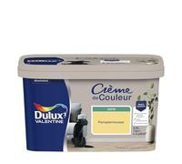 Dulux Valentine Crème de Couleur - Peinture multi-supports intérieure - Satin Pamplemousse 2,5 L
