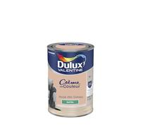 Dulux Valentine Crème de Couleur - Peinture multi-supports intérieure - Satin Rose des Sables 1,25 L