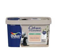 Dulux Valentine Crème de Couleur - Peinture multi-supports intérieure - Satin Rose des Sables 2,5 L