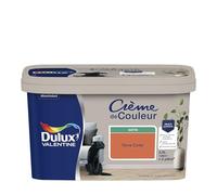 Dulux Valentine Crème de Couleur - Peinture multi-supports intérieure - Satin Terre Cuite 2,5 L