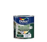 Dulux Valentine ECRAN+ MULTI-SUPPORTS EXTERIEURE - Peinture en Phase Aqueuse pour l'Éxtérieur et l 'Intérieur - Satin Vert Basque 0,5 L