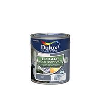 Dulux Valentine ECRAN+ MULTI-SUPPORTS EXTERIEURE - Peinture en Phase Aqueuse pour l'Éxtérieur et l 'Intérieur - Satin Titane 2 L