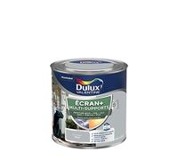 Dulux Valentine ECRAN+ MULTI-SUPPORTS EXTERIEURE - Peinture en Phase Aqueuse pour l'Éxtérieur et l 'Intérieur - Satin Gris Franc 0,25 L
