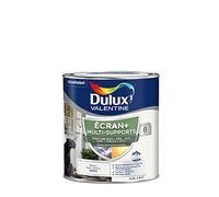 Dulux Valentine ECRAN+ MULTI-SUPPORTS EXTERIEURE - Peinture en Phase Aqueuse pour l'Éxtérieur et l 'Intérieur - Satin Blanc 0,5 L