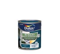 Dulux Valentine ECRAN+ MULTI-SUPPORTS EXTERIEURE - Peinture en Phase Aqueuse pour l'Éxtérieur et l'Intérieur - Satin Bleu Amazone 2 L