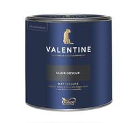Dulux Valentine - La VALENTINE - Peinture intérieure en phase aqueuse de haute qualité - Couleur intense & pouvoir couvrant élevé - Mat Velouté Clair Obscur 2 L