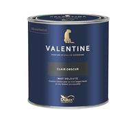 Dulux Valentine - La VALENTINE - Peinture intérieure en phase aqueuse de haute qualité - Couleur intense & pouvoir couvrant élevé - Mat Velouté Clair Obscur 0,5 L