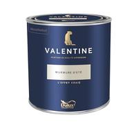 Dulux Valentine - La VALENTINE - Peinture intérieure en phase aqueuse de haute qualité - Couleur intense & pouvoir couvrant élevé - Mat Velouté Murmure d'Été 1 L