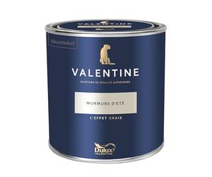 Dulux Valentine - La VALENTINE - Peinture intérieure en phase aqueuse de haute qualité - Couleur intense & pouvoir couvrant élevé - Mat Velouté Murmure d'Été 1 L