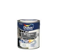 Dulux Valentine Peinture Ecran+ Fer Intérieur/Extérieur - Haute résistance aux intempéries, aux UV, chocs et rayures - Blanc Pur 2 L
