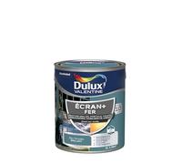 Dulux Valentine Peinture Ecran+ Fer Intérieur/Extérieur - Haute résistance aux intempéries, aux UV, chocs et rayures - Bleu Tempête 2 L