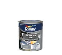 Dulux Valentine Peinture Ecran+ Fer Intérieur/Extérieur - Haute résistance aux intempéries, aux UV, chocs et rayures - Gris Acier 2 L